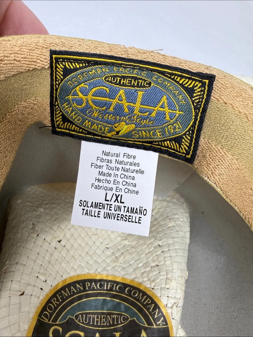 Scala Western Sun Hat Natural Fiber Ivory Concho Coastal Cowgirl boho Festival
